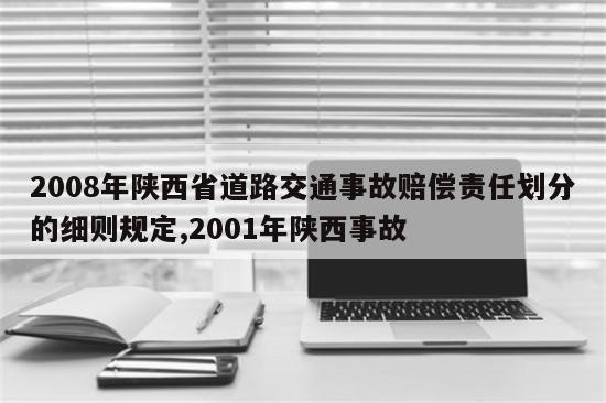2008年陕西省道路交通事故赔偿责任划分的细则规定,2001年陕西事故